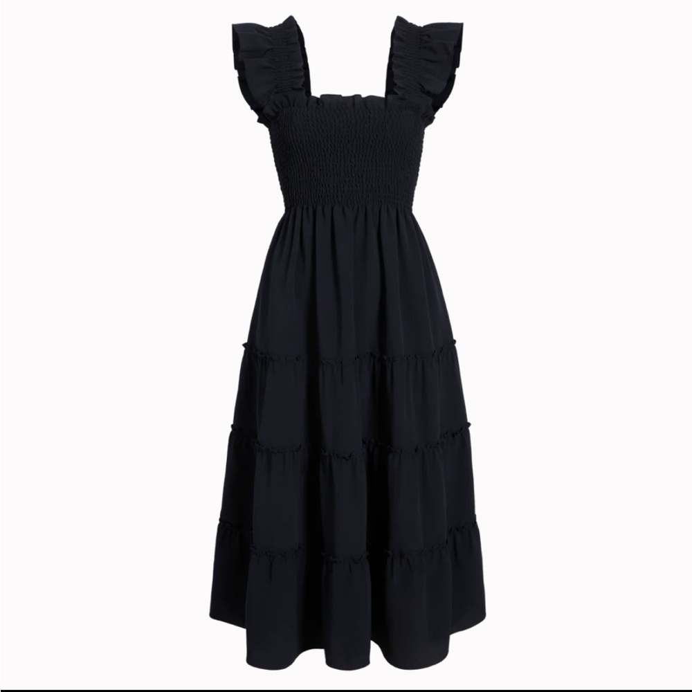 Hill House Ellie Nap Dress Cotton Black XXS